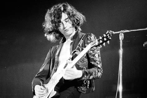 What guitar did Jimmy Page play, and how did it influence the sound of rock music?