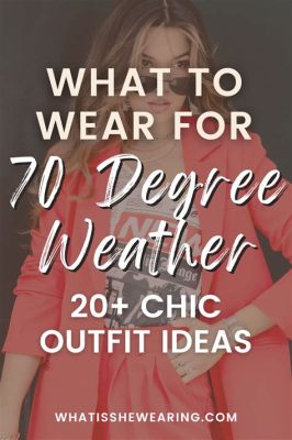 What to Wear in 70° Weather: A Symphony of Style and Comfort